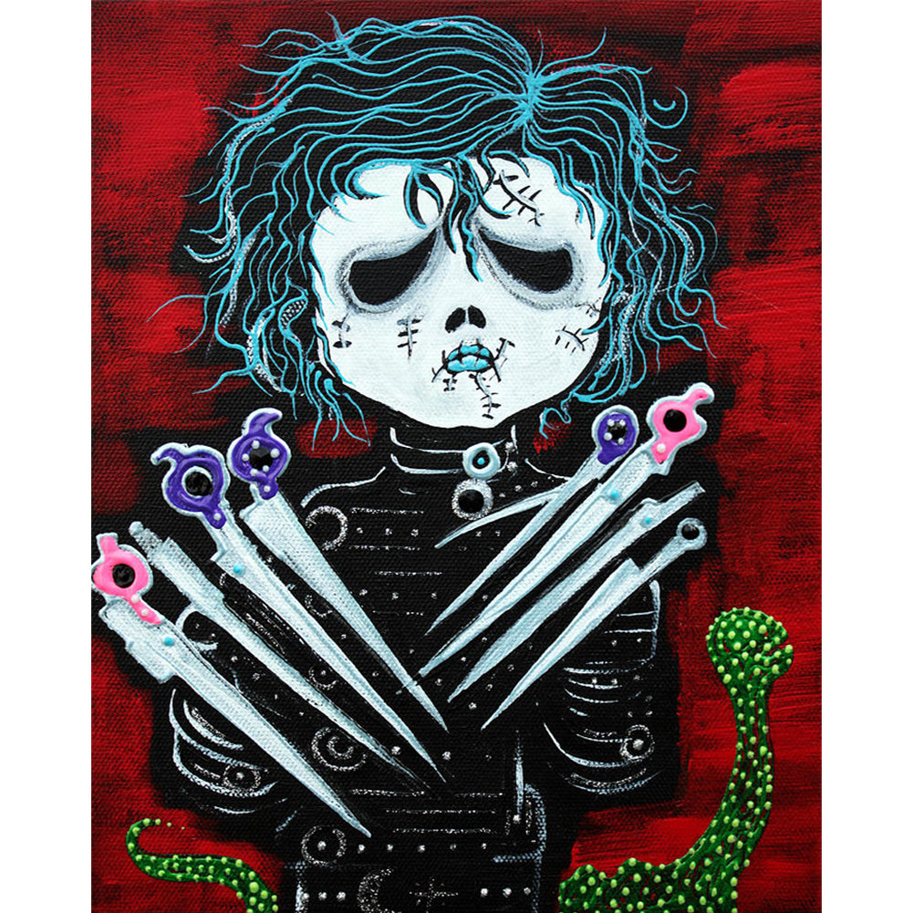 Diamond Painting - Full Round - scissorhands (40*50CM)
