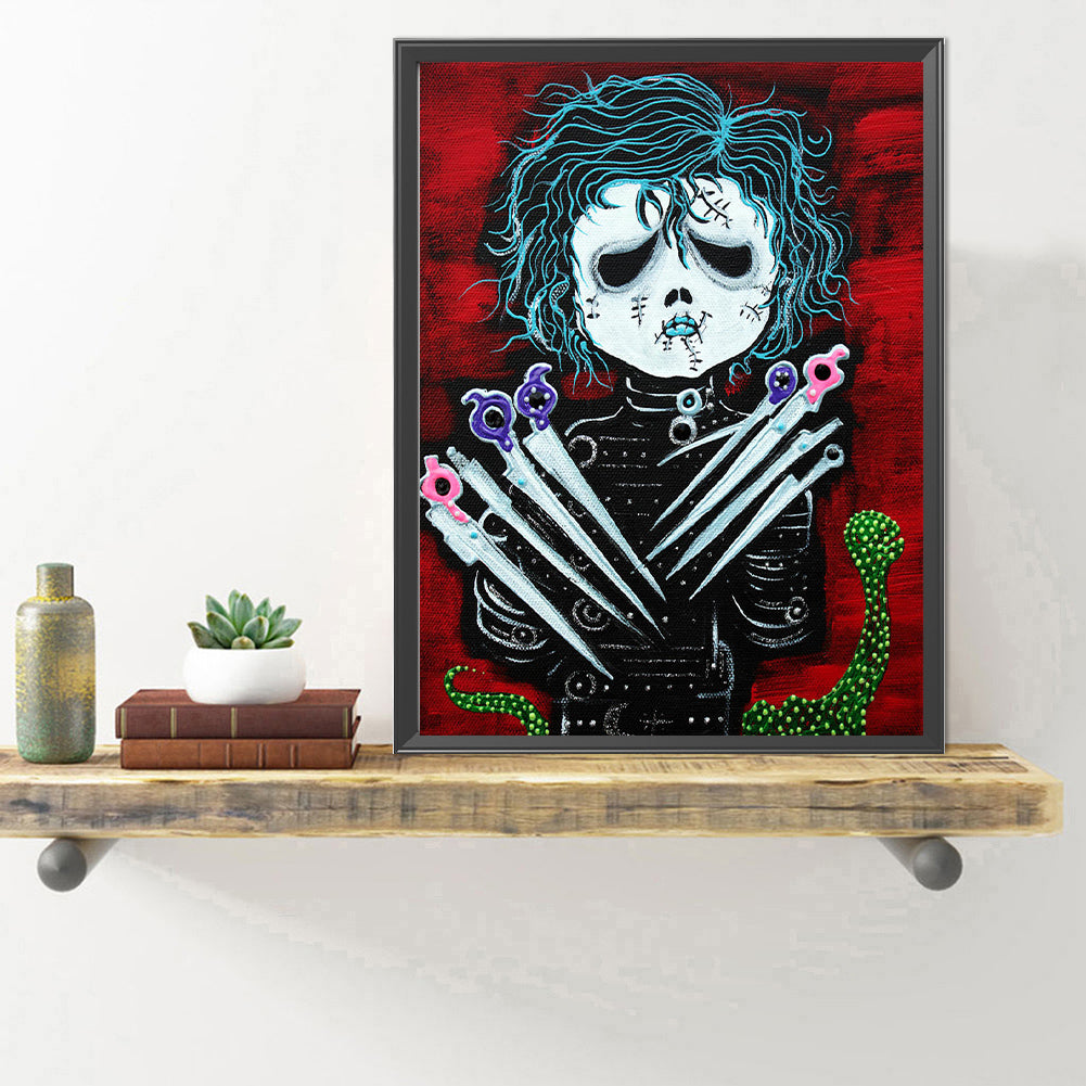 Diamond Painting - Full Round - scissorhands (40*50CM)