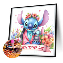 Load image into Gallery viewer, Diamond Painting - Full Round - Lilo &amp; Stitch Mother&#39;s Day Slogan (30*30CM)
