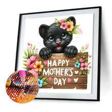 Load image into Gallery viewer, Diamond Painting - Full Round - Black Panther Mother's Day Slogan (30*30CM)
