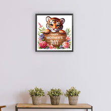 Load image into Gallery viewer, Diamond Painting - Full Round - Tiger Mother's Day Slogan (30*30CM)
