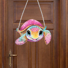 Load image into Gallery viewer, Animal Diamond Art Hanging Pendant Colorful 5D DIY Diamond Painting Dots Pendant
