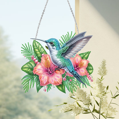 Animal Diamond Art Hanging Pendant Colorful 5D DIY Diamond Painting Dots Pendant