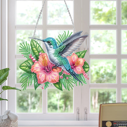 Animal Diamond Art Hanging Pendant Colorful 5D DIY Diamond Painting Dots Pendant