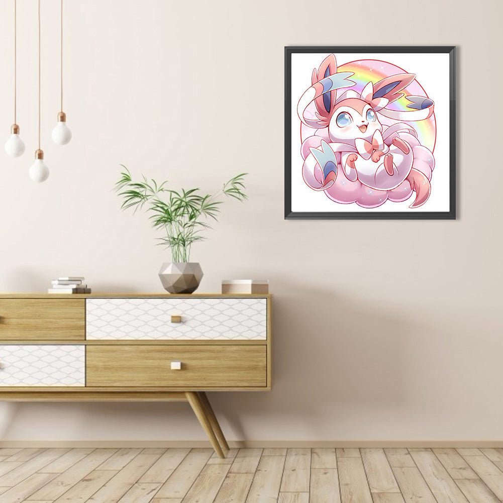 AB Diamond Painting - Full Round - Fairy Eevee (30*30CM)