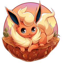 Load image into Gallery viewer, AB Diamond Painting - Full Round - Fire Eevee (30*30CM)
