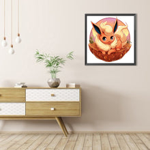 Load image into Gallery viewer, AB Diamond Painting - Full Round - Fire Eevee (30*30CM)
