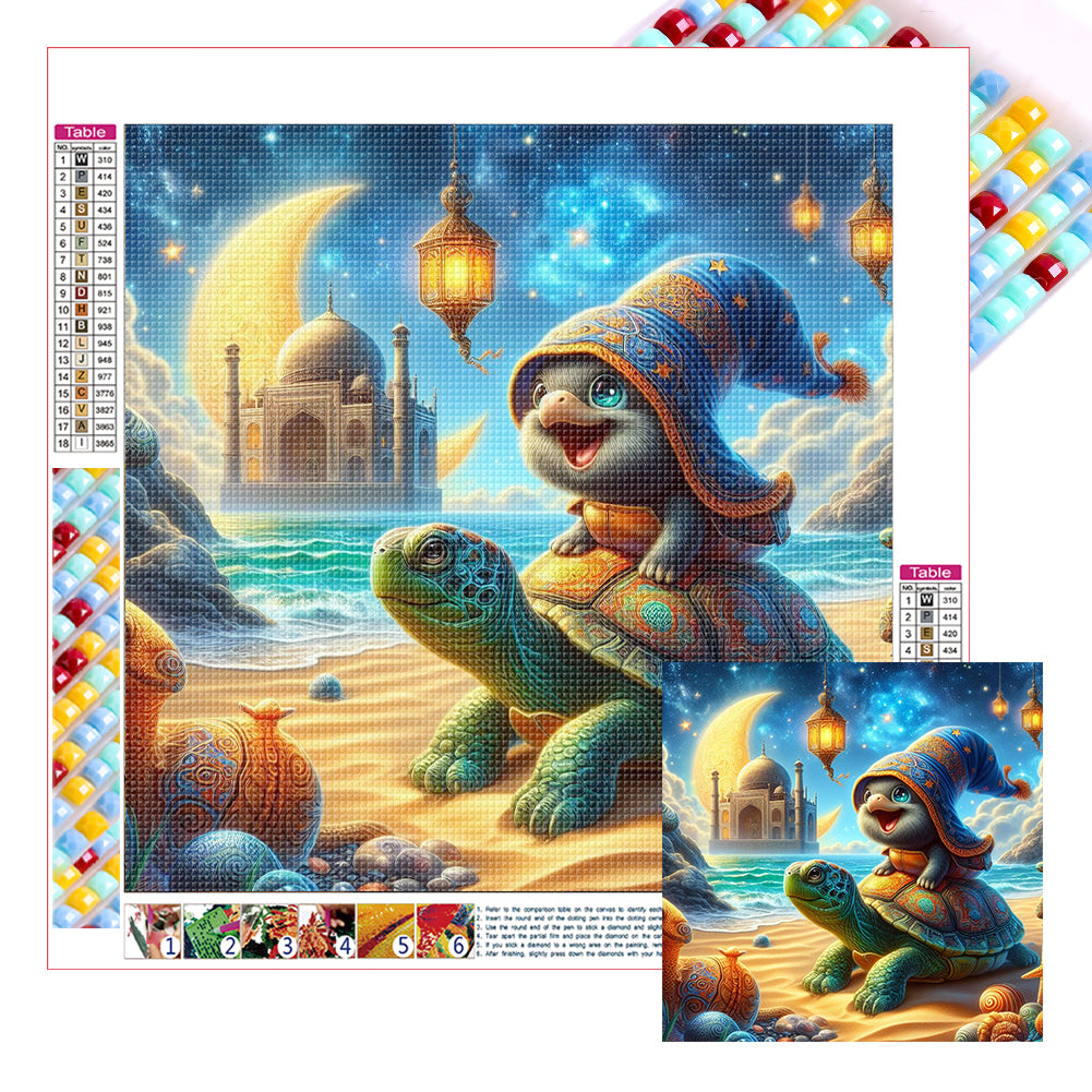Diamond Painting - Full Square - exotic turtle (30*30CM)