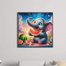 Load image into Gallery viewer, Diamond Painting - Full Square - cute elephant (30*30CM)
