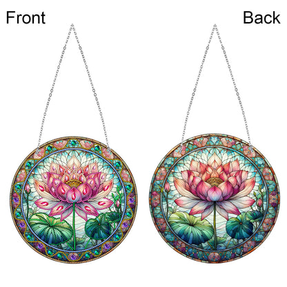 Suncatcher Diamond Painting Art Pendant Colorful Diamond Painting Hanging Decor