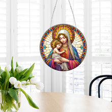 Load image into Gallery viewer, Suncatcher Diamond Painting Art Pendant Colorful Diamond Painting Hanging Decor
