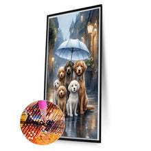 Load image into Gallery viewer, Diamond Painting - Full Square - rainy day puppy (20*30CM)
