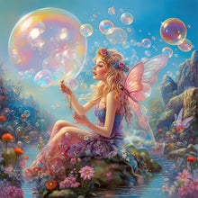 Load image into Gallery viewer, AB Diamond Painting - Full Round - Wonderland Butterfly Fairy (40*40CM)
