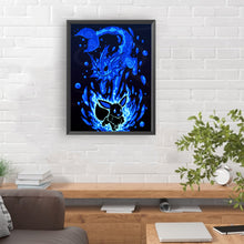 Load image into Gallery viewer, Diamond Painting - Full Round - Silhouette Pikachu (30*40CM)
