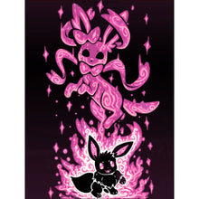 Load image into Gallery viewer, Diamond Painting - Full Round - Silhouette Pikachu (30*40CM)
