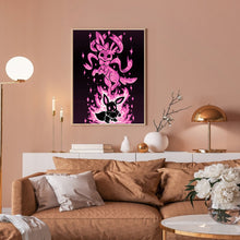 Load image into Gallery viewer, Diamond Painting - Full Round - Silhouette Pikachu (30*40CM)
