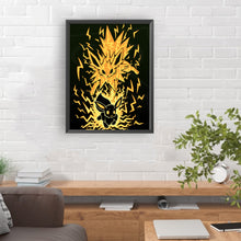 Load image into Gallery viewer, Diamond Painting - Full Round - Silhouette Pikachu (30*40CM)
