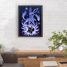 Load image into Gallery viewer, Diamond Painting - Full Round - Silhouette Pikachu (30*40CM)
