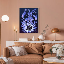 Load image into Gallery viewer, Diamond Painting - Full Round - Silhouette Pikachu (30*40CM)

