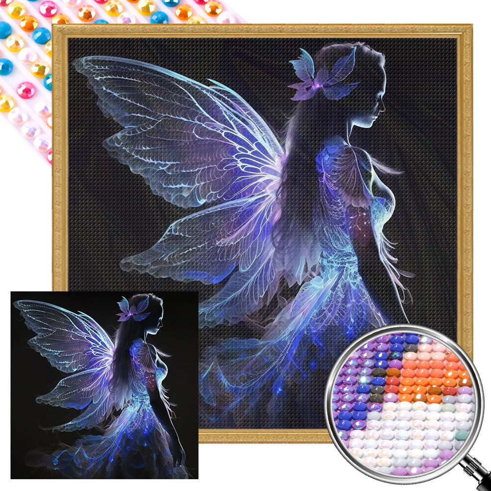 AB Diamond Painting - Full Round - fairy beauty (40*40CM)