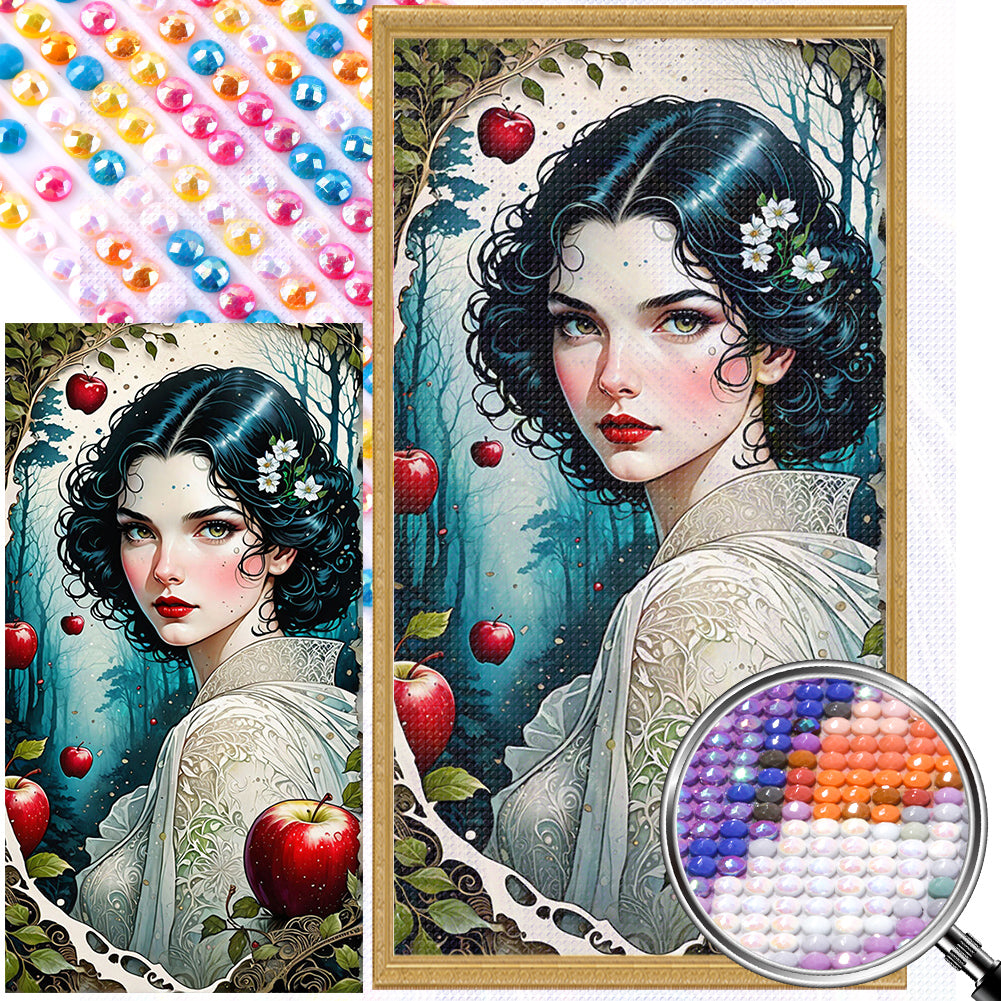 AB Diamond Painting - Full Round - brunette (40*75CM)