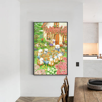 Diamond Painting - Full Round - little bear's life (40*60CM)