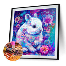Load image into Gallery viewer, Diamond Painting - Full Round - white rabbit (40*40CM)
