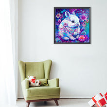 Load image into Gallery viewer, Diamond Painting - Full Round - white rabbit (40*40CM)
