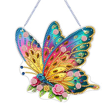 Load image into Gallery viewer, Butterfly Diamond Painting Art Pendant Acrylic Diamond Drawing Hanging Ornament
