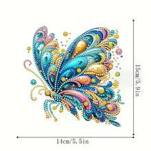 Load image into Gallery viewer, Butterfly Diamond Painting Art Pendant Acrylic Diamond Drawing Hanging Ornament
