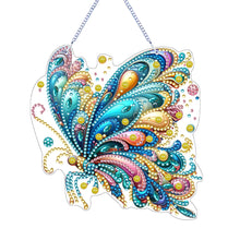 Load image into Gallery viewer, Butterfly Diamond Painting Art Pendant Acrylic Diamond Drawing Hanging Ornament
