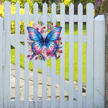 Load image into Gallery viewer, Butterfly Diamond Painting Art Pendant Acrylic Diamond Drawing Hanging Ornament
