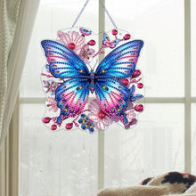 Load image into Gallery viewer, Butterfly Diamond Painting Art Pendant Acrylic Diamond Drawing Hanging Ornament
