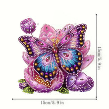 Load image into Gallery viewer, Butterfly Diamond Painting Art Pendant Acrylic Diamond Drawing Hanging Ornament
