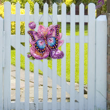 Load image into Gallery viewer, Butterfly Diamond Painting Art Pendant Acrylic Diamond Drawing Hanging Ornament
