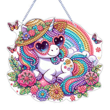 Load image into Gallery viewer, Animal Diamond Painting Art Pendant Colorful Acrylic Crystal Painting Ornaments
