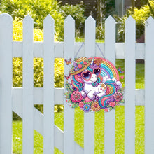 Load image into Gallery viewer, Animal Diamond Painting Art Pendant Colorful Acrylic Crystal Painting Ornaments
