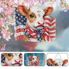 Load image into Gallery viewer, Animal Diamond Painting Art Pendant Colorful Acrylic Crystal Painting Ornaments
