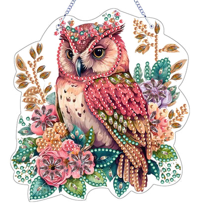 Animal Diamond Painting Art Pendant Colorful Acrylic Crystal Painting Ornaments