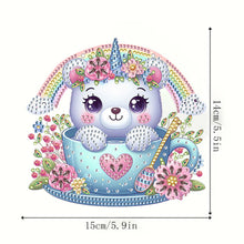 Load image into Gallery viewer, Animal Diamond Painting Art Pendant Colorful Acrylic Crystal Painting Ornaments

