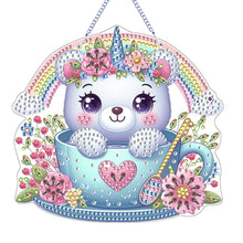 Load image into Gallery viewer, Animal Diamond Painting Art Pendant Colorful Acrylic Crystal Painting Ornaments

