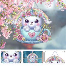 Load image into Gallery viewer, Animal Diamond Painting Art Pendant Colorful Acrylic Crystal Painting Ornaments
