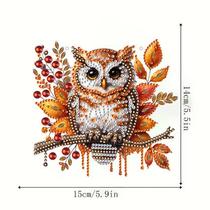 Animal Diamond Painting Art Pendant Colorful Acrylic Crystal Painting Ornaments