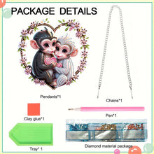 Load image into Gallery viewer, Animal Diamond Painting Art Pendant Colorful Acrylic Crystal Painting Ornaments

