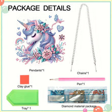 Load image into Gallery viewer, Animal Diamond Painting Art Pendant Colorful Acrylic Crystal Painting Ornaments
