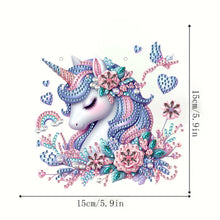 Load image into Gallery viewer, Animal Diamond Painting Art Pendant Colorful Acrylic Crystal Painting Ornaments
