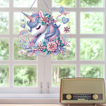 Load image into Gallery viewer, Animal Diamond Painting Art Pendant Colorful Acrylic Crystal Painting Ornaments
