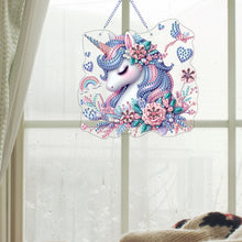 Load image into Gallery viewer, Animal Diamond Painting Art Pendant Colorful Acrylic Crystal Painting Ornaments
