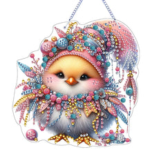 Load image into Gallery viewer, Animal Diamond Painting Art Pendant Colorful Acrylic Crystal Painting Ornaments
