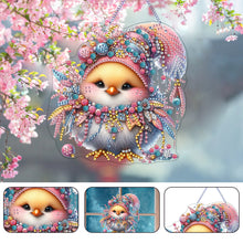 Load image into Gallery viewer, Animal Diamond Painting Art Pendant Colorful Acrylic Crystal Painting Ornaments
